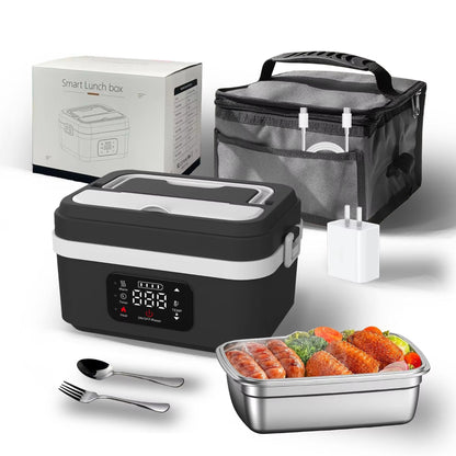 Self Heating Lunch Box Timed Insulation Portable Wireless USB Rechargeable Lunch Box Food Warmer Electric Lunch Box