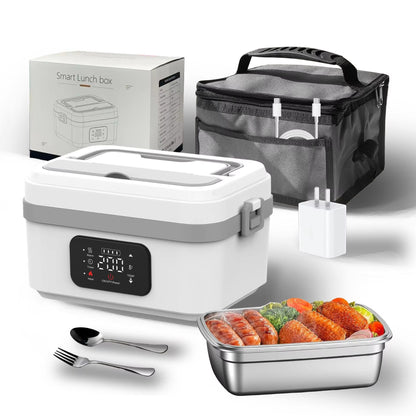 Self Heating Lunch Box Timed Insulation Portable Wireless USB Rechargeable Lunch Box Food Warmer Electric Lunch Box