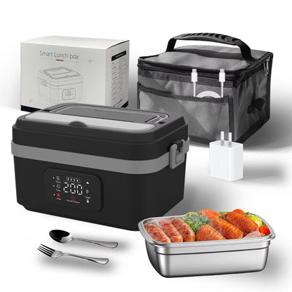 Self Heating Lunch Box Timed Insulation Portable Wireless USB Rechargeable Lunch Box Food Warmer Electric Lunch Box
